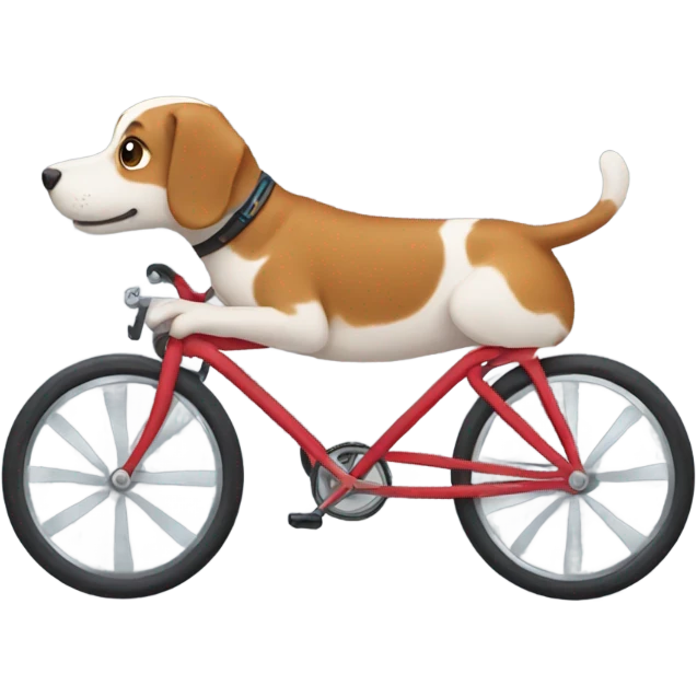 dog on a bike emoji