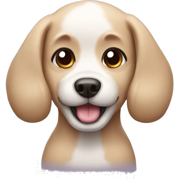 Cute dog emoji