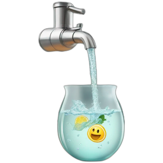 Sparkling water in a siphon emoji