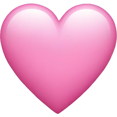 Iight pink heart  emoji
