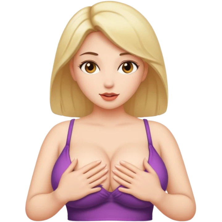 Demon boobs emoji