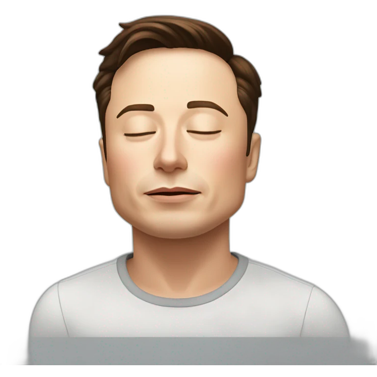 Elon musk sleep emoji