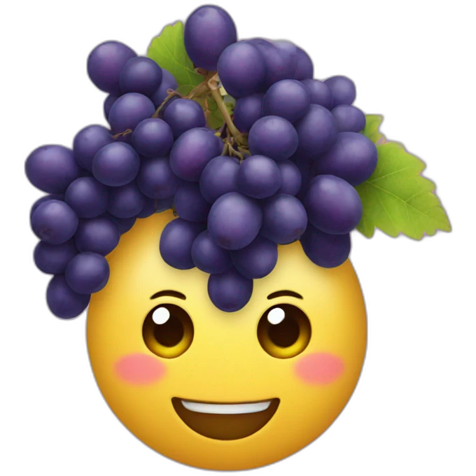 uvas felices emoji
