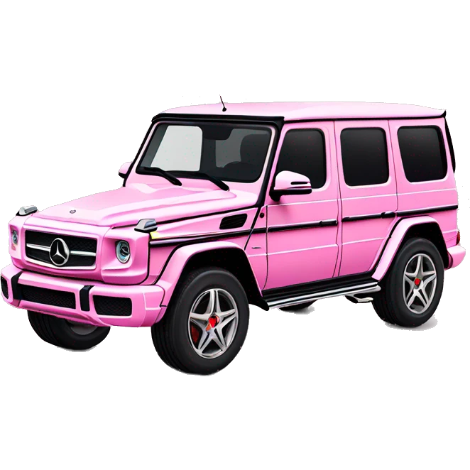Baby roze Mercedes g wagon emoji