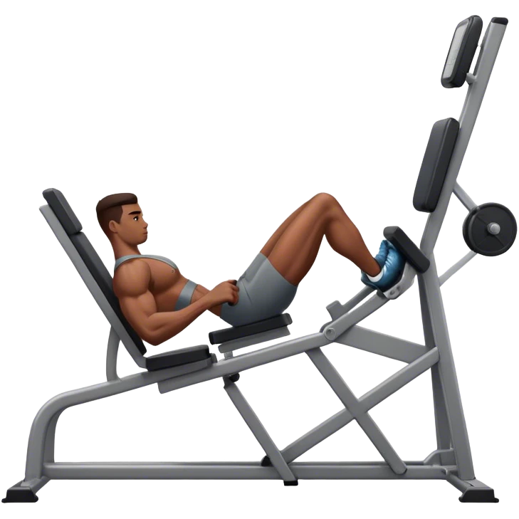 how to use a leg press machine emoji