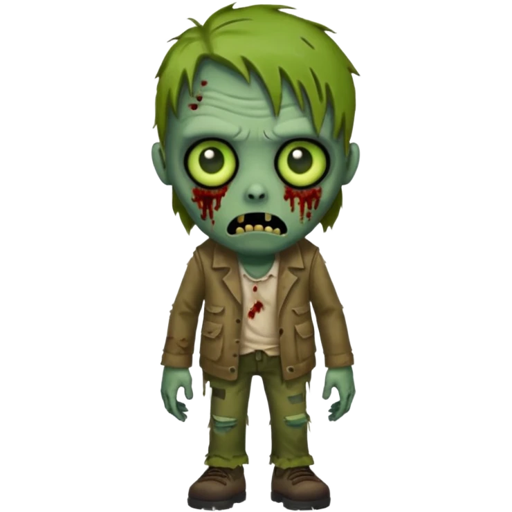 Walking zombie emoji  emoji