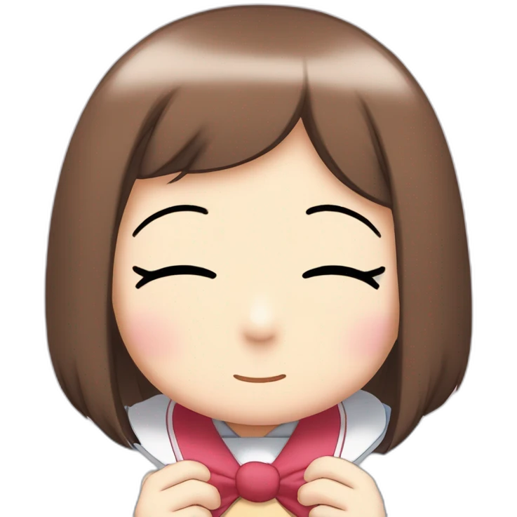 Doraemon kiss Minamoto Shizuka emoji