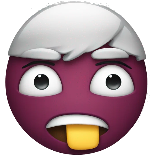 stressed smilie emoji