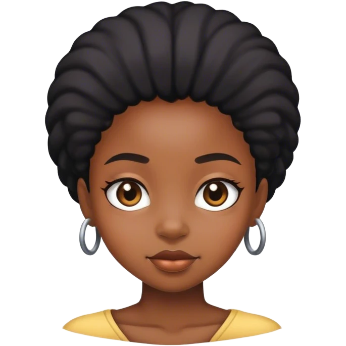 Black girl emoji