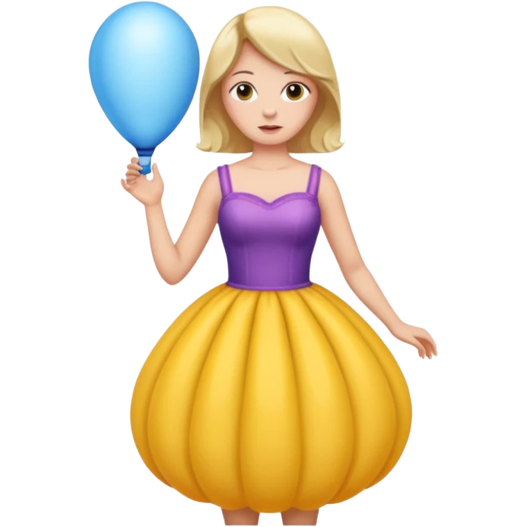 Woman Being Inflated   emoji