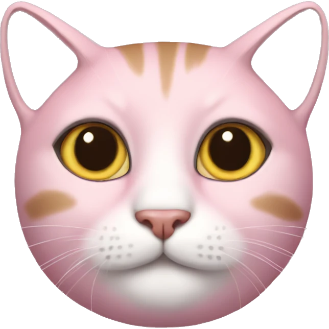 Cat pink  emoji