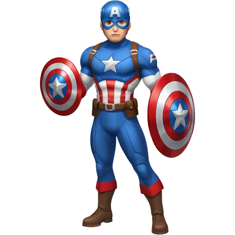 Captain America superhero emoji