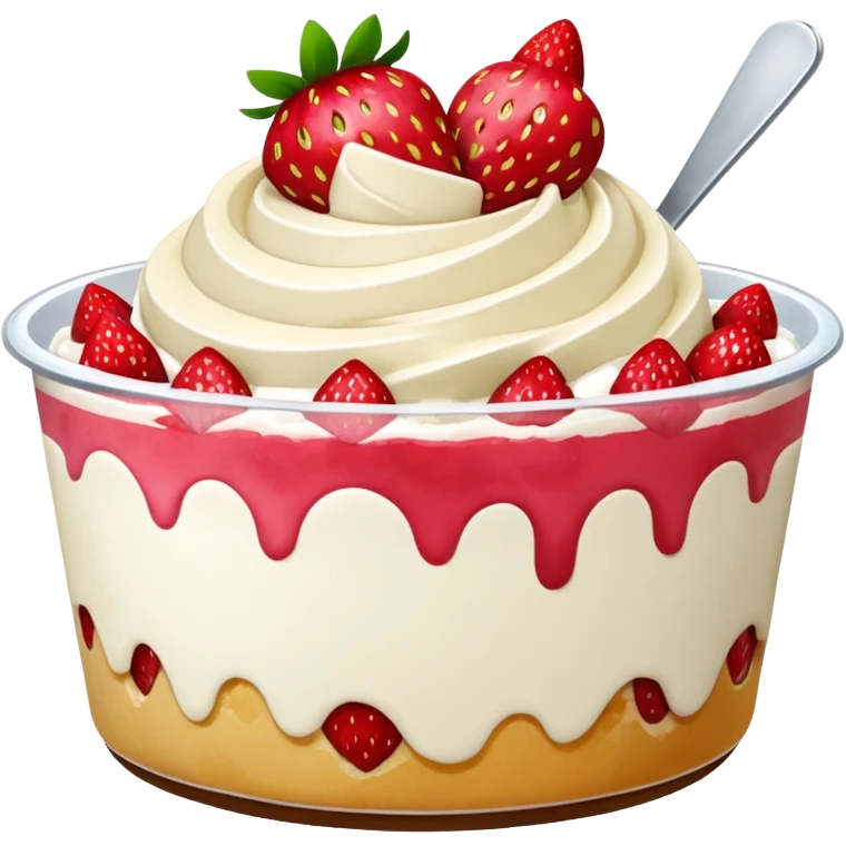 strawberry bingsu emoji