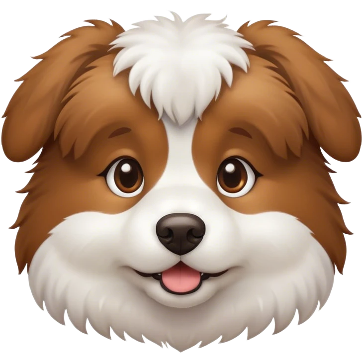 Cute dog emoji