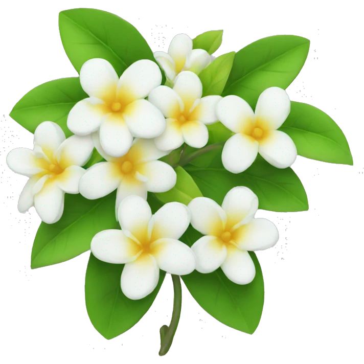 Apple Emoji of Jasmine's flowers  emoji
