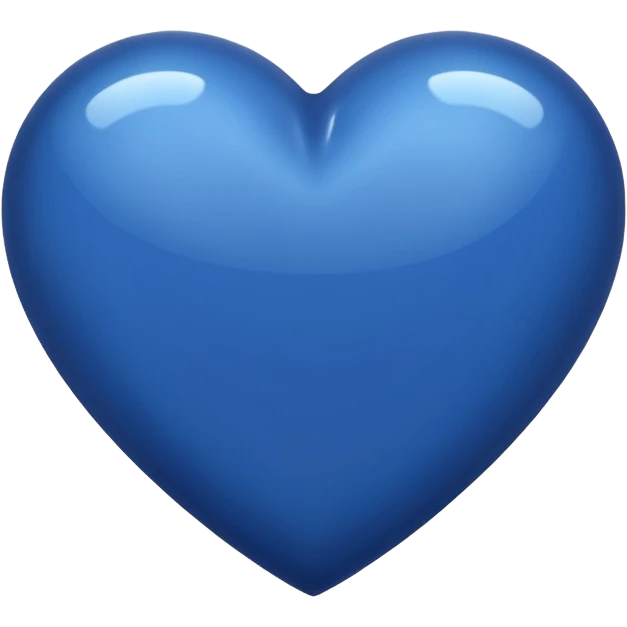 Dark blue heart  emoji