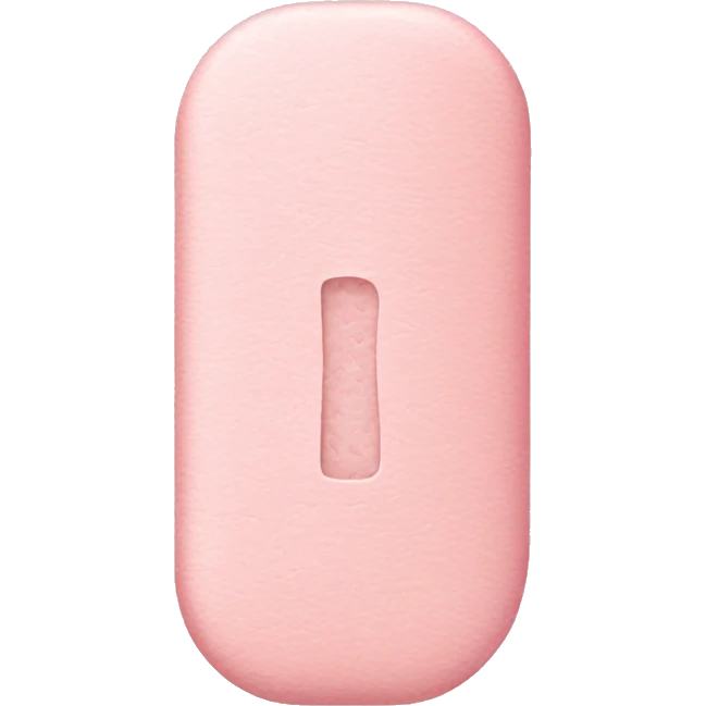Pale pink bandaid  emoji