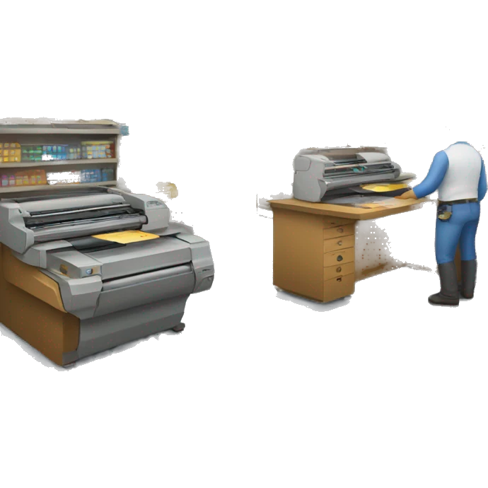 Printing shop emoji
