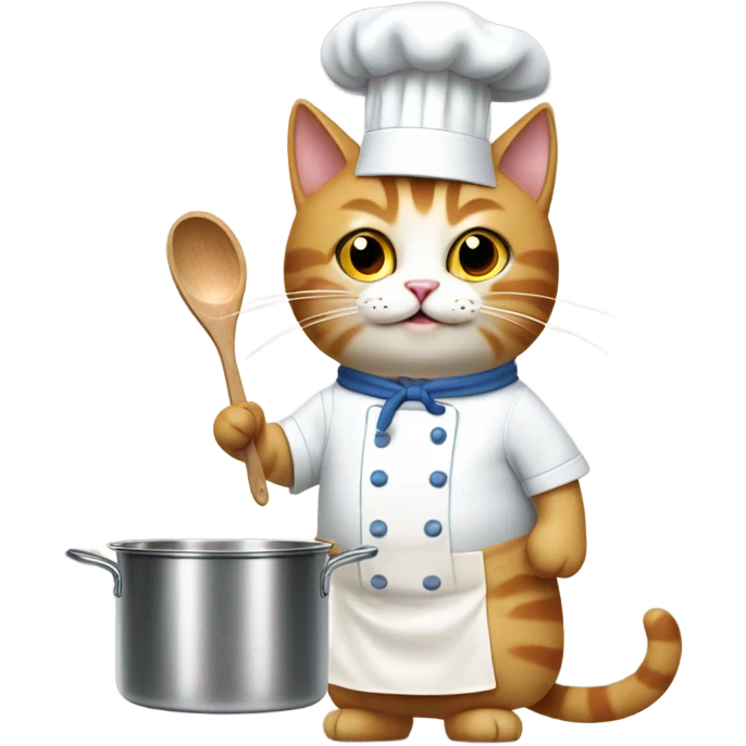 cat cooking emoji