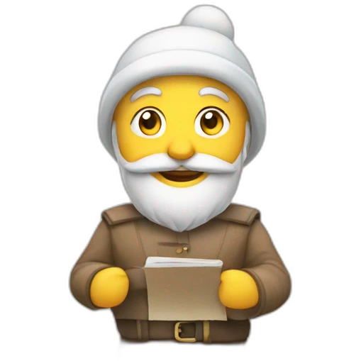 1st of december on the advent calandar. emoji