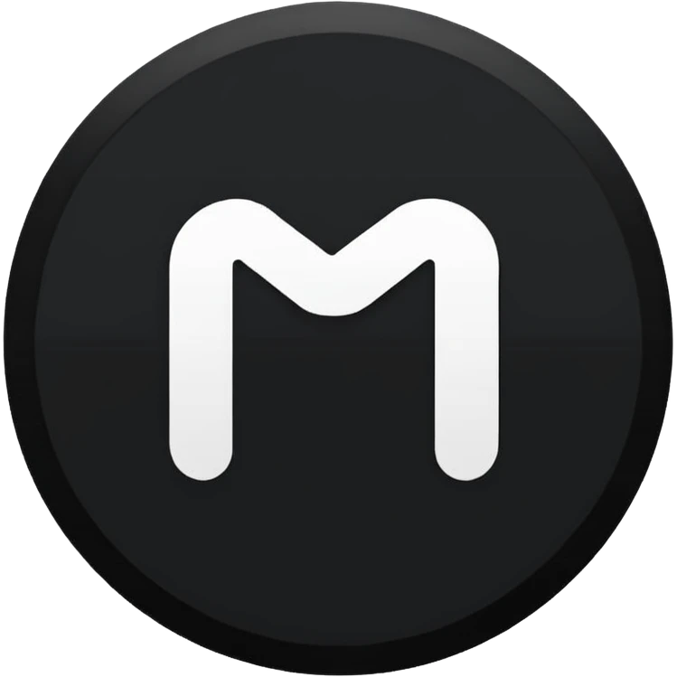 Black circle with “MB” written on in the middle of it. Nothing else no holes or anything. emoji