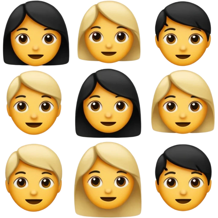 Emogis color negro emoji