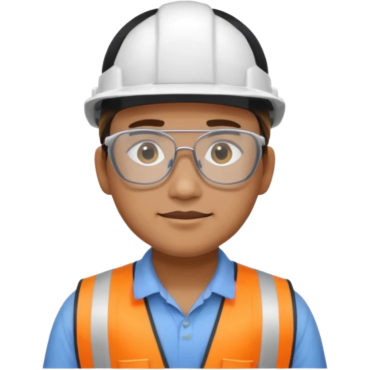 Civil engineer wearing white cap emoji