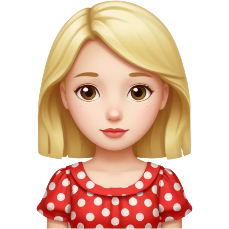 polka dots girl  emoji