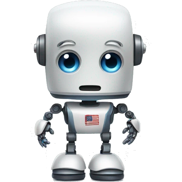 small usa robot emoji