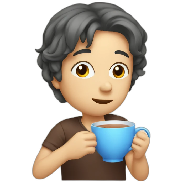 sipping tea emoji