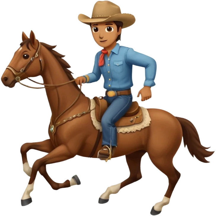 man on horse emoji