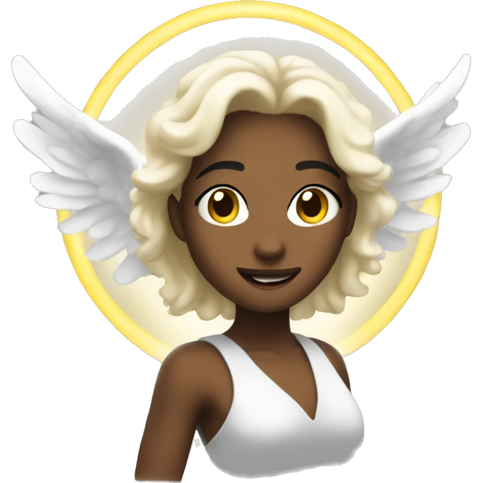 Create a aura from an angel emoji