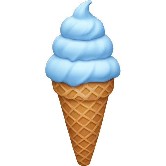 ice cream cone emoji