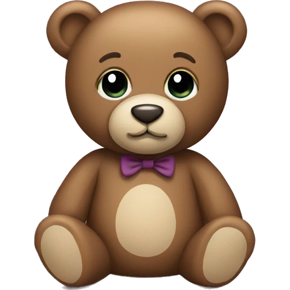 Night teddy bear  emoji
