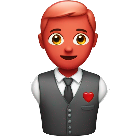 Light red heart emoji