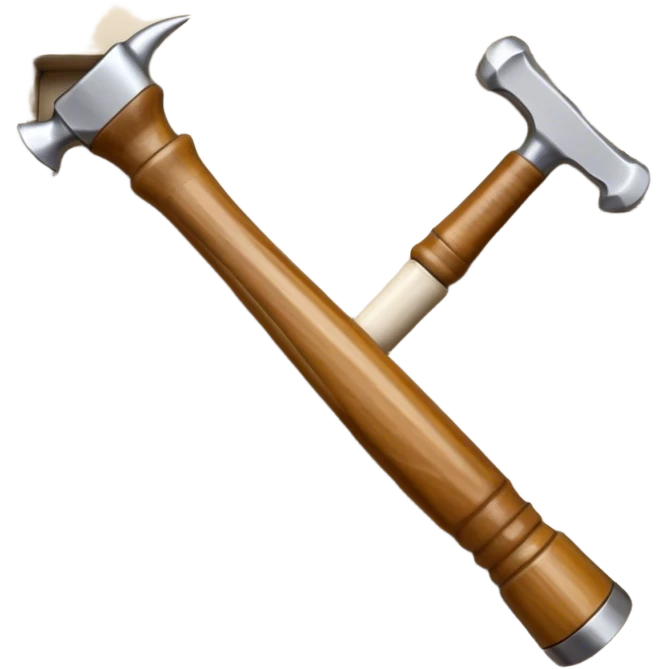Carving icon, stone, bone, and horn being intricately carved with chisels, fine detailed patterns visible, carving tools like hammer and chisel, minimalistic style, clean lines, transparent background. emoji