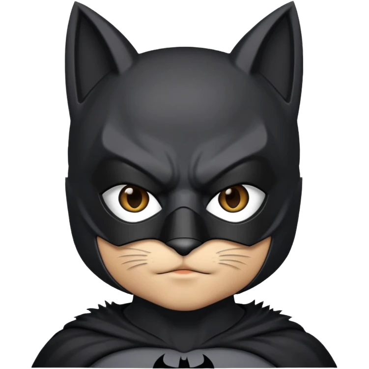 batman kitty emoji