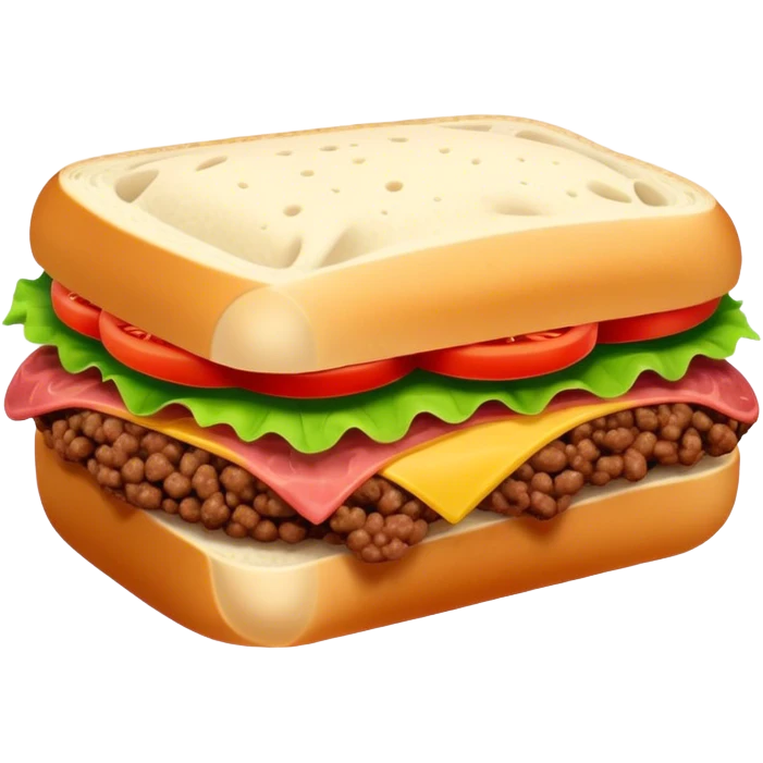 Ground beef sandwich  emoji