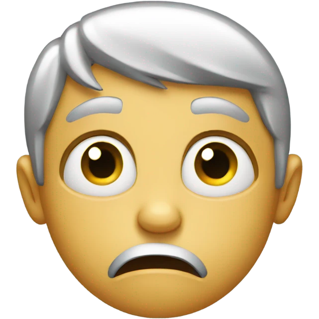 confused face emoji