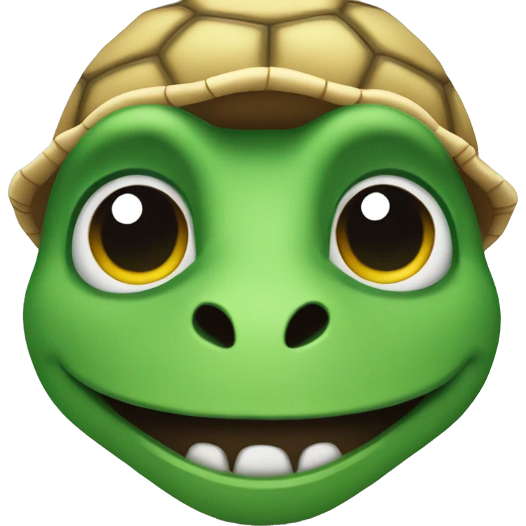 Tortuga feliz emoji
