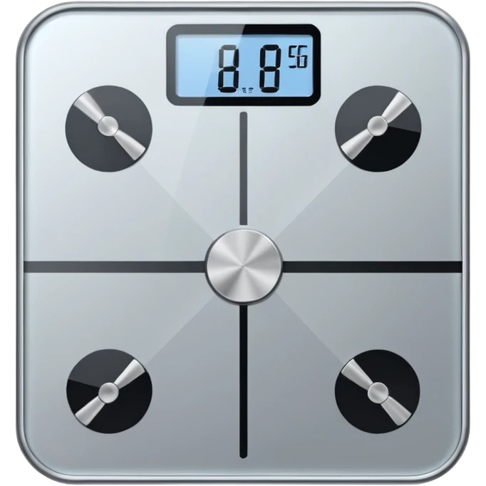 Digital weight scale emoji
