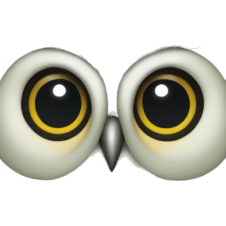 owl face in green  emoji