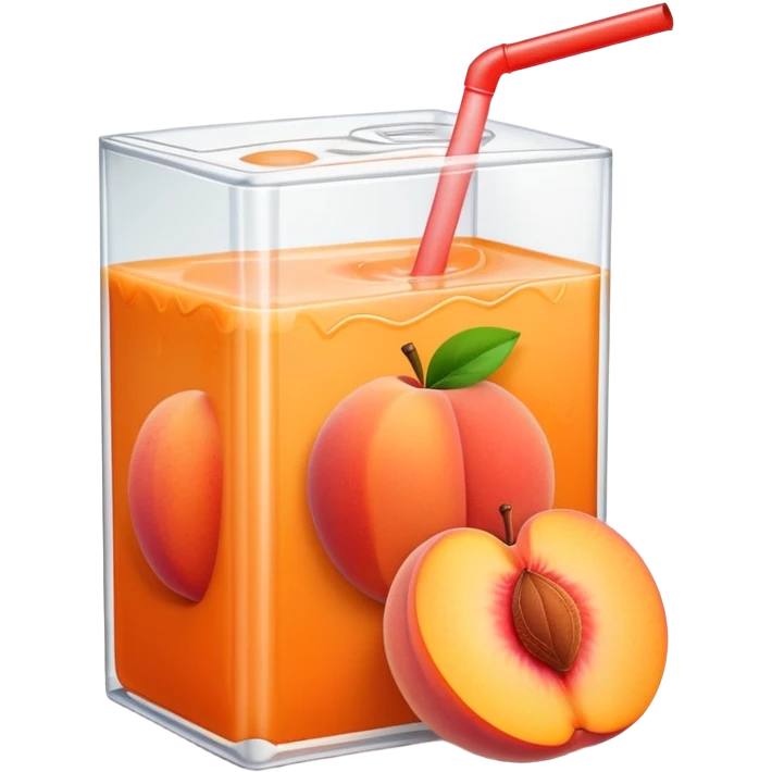 juicebox with a peach emoji