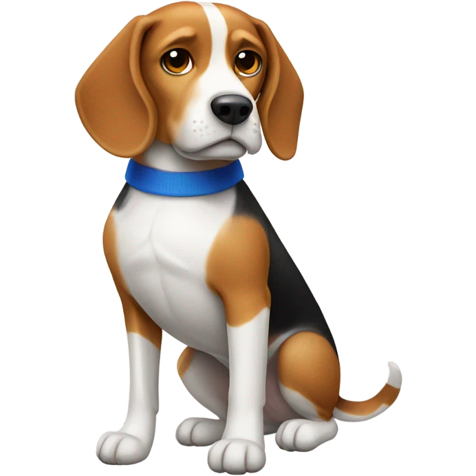 Beagle wearing football jersey  emoji