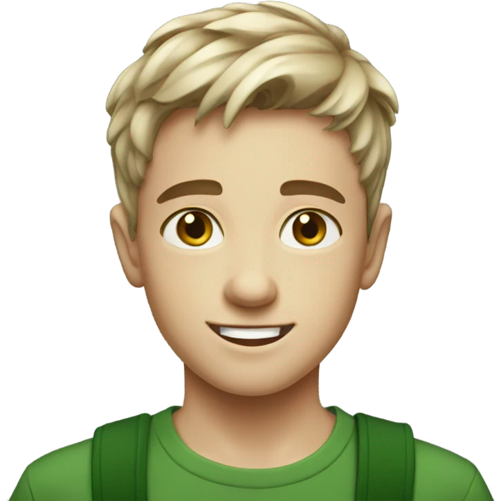 Short hair Irish boy  emoji
