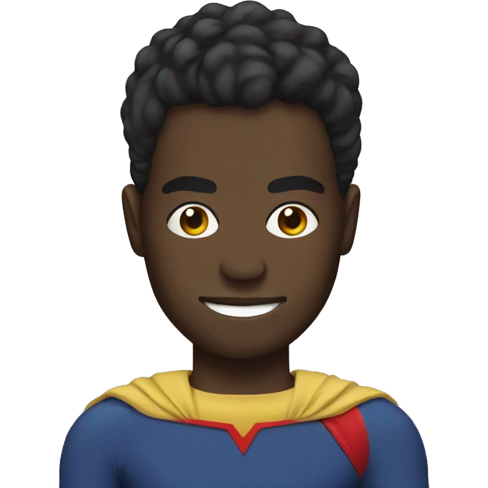 black haitian superhero emoji