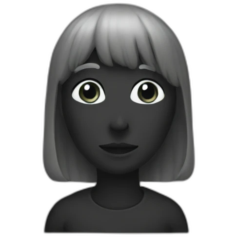 Cica black emoji