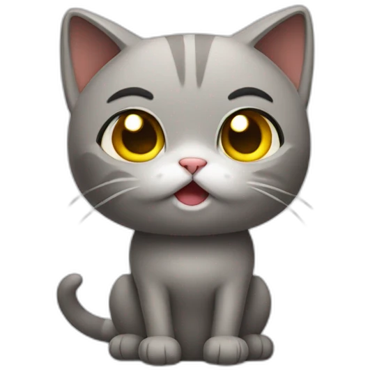 Cat shrugging emoji