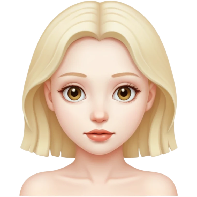 Красивая голая девушка  emoji