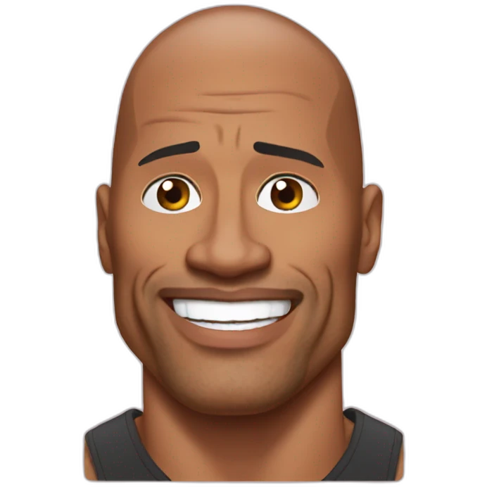 Dwayne Johnson emoji